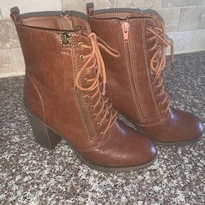 Beautiful Brown Heeled Boots